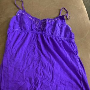 Aeropostale Purple jeweled cami